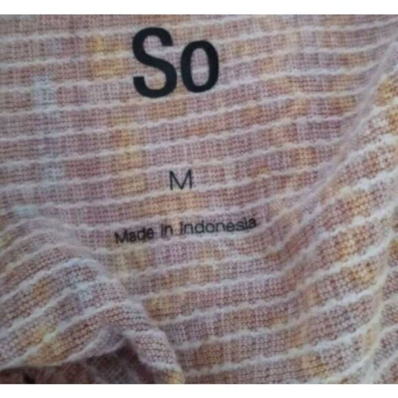 SO PEACH BABYDOLL DRESS SZ.M EUC. - Picture 7 of 9